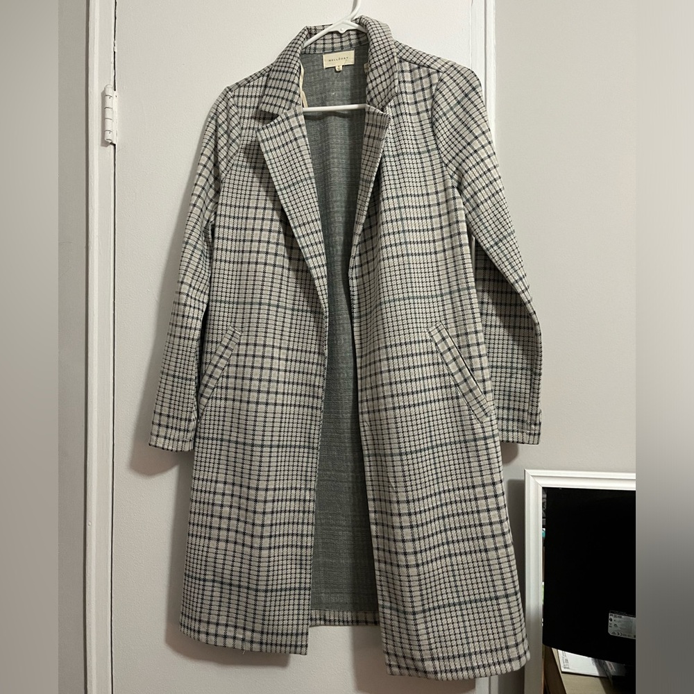 Plaid cardigan